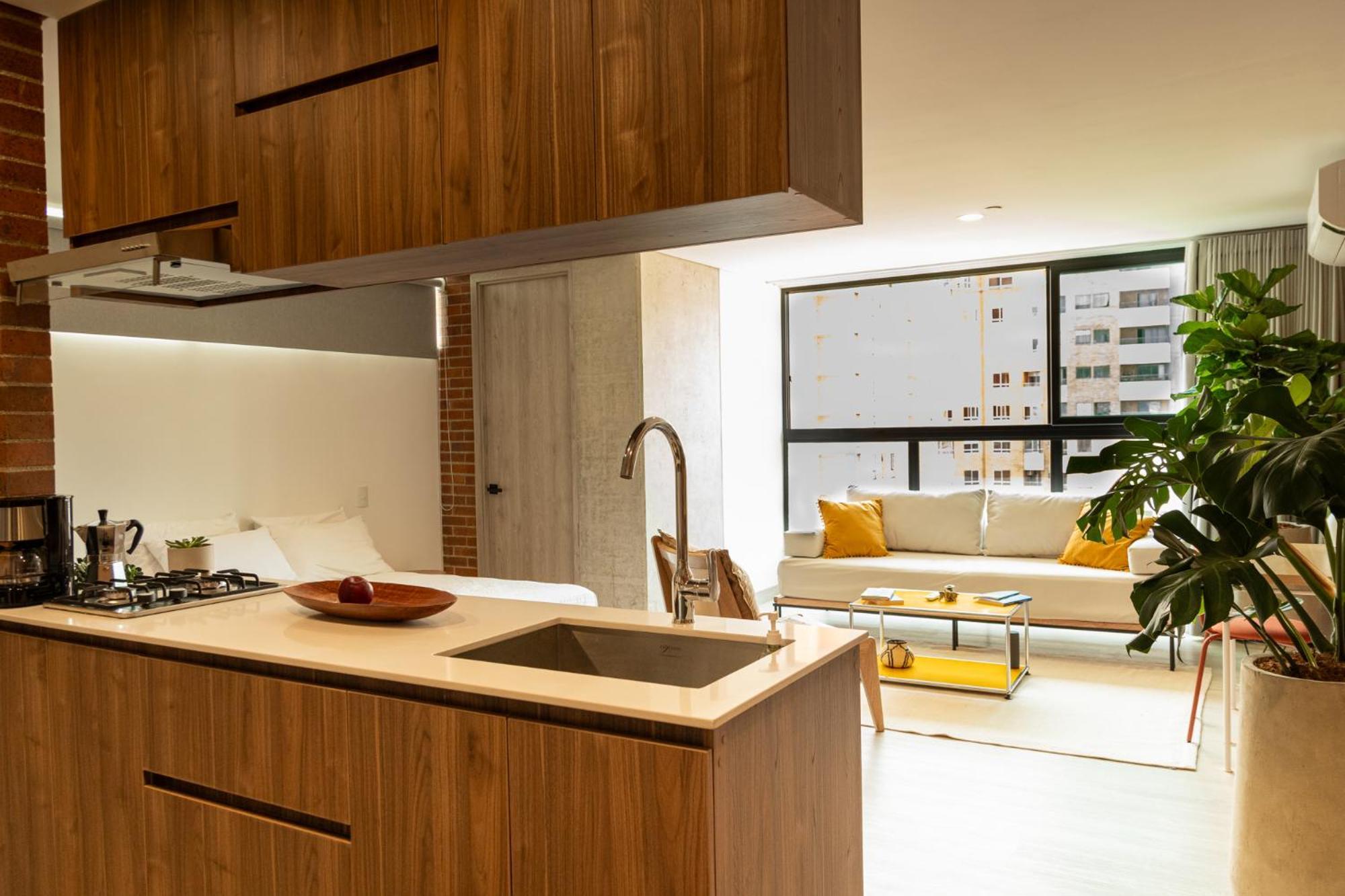 Apartamento Nuevo Y Calido Loft En Laureles Medellín
